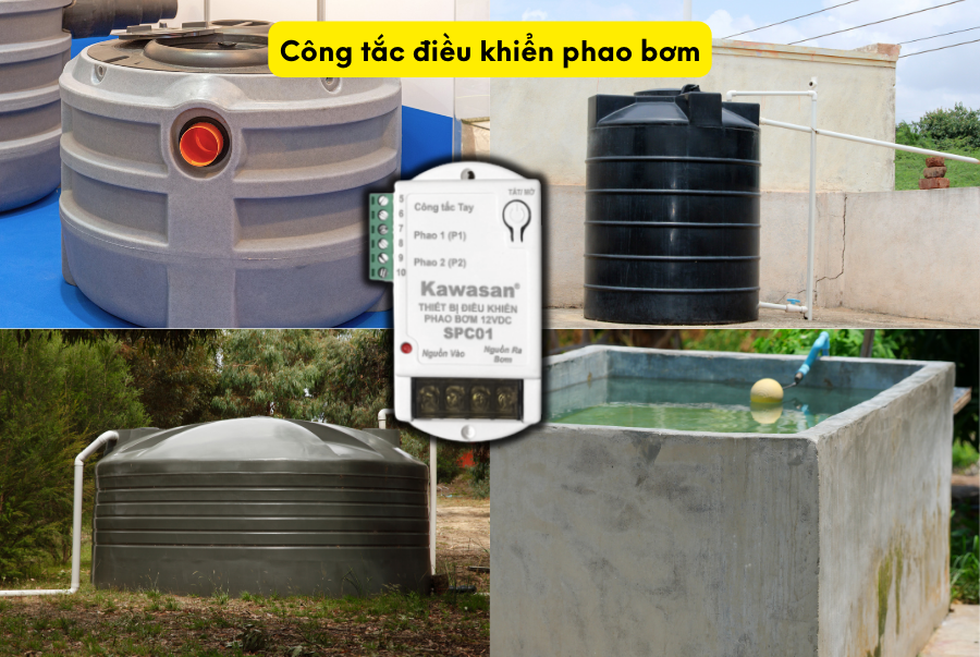 Công tắc điều khiển phao bơm
