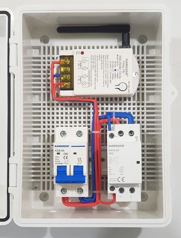 Bộ công tắc điều khiển từ xa công suất lớn 7HP RF15B-RM2C 63A