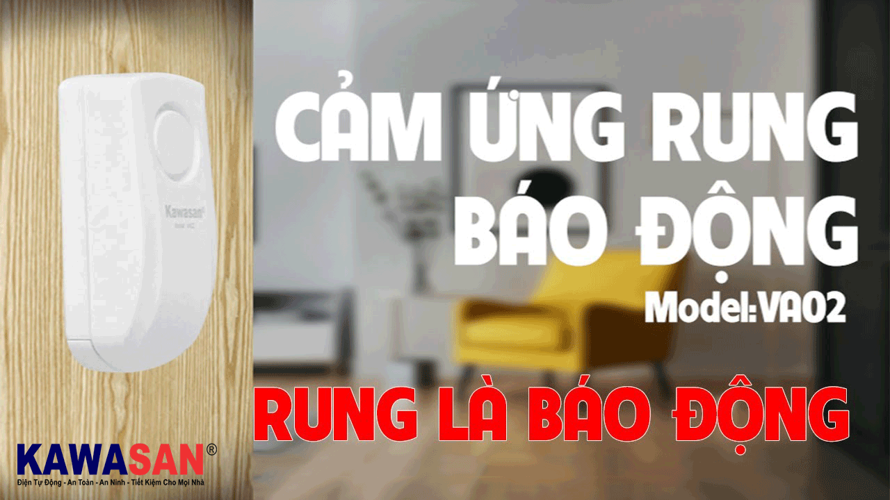 Cảm ứng rung báo động VA02 được nhiều khách hàng hàng tin dùng