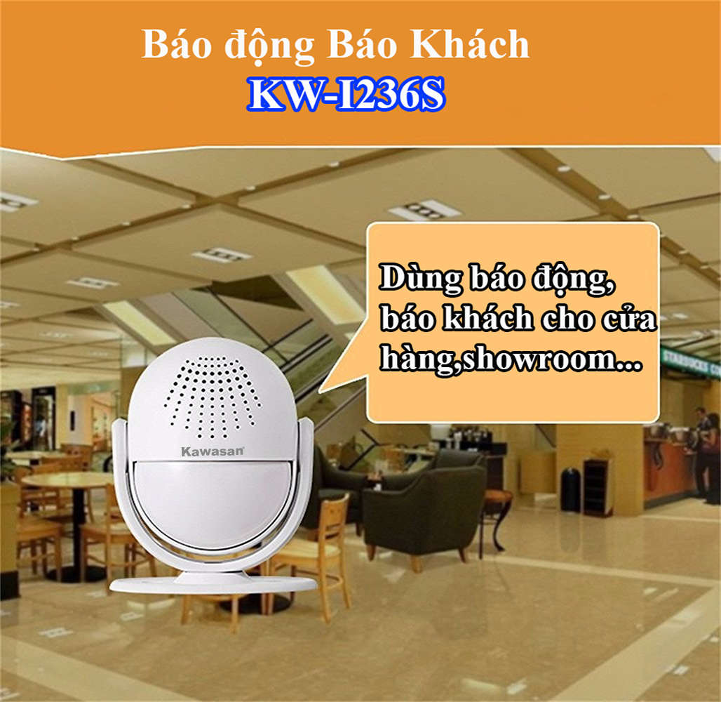 Dùng báo động báo khách cho cửa hàng, khách sạn, bệnh viện…