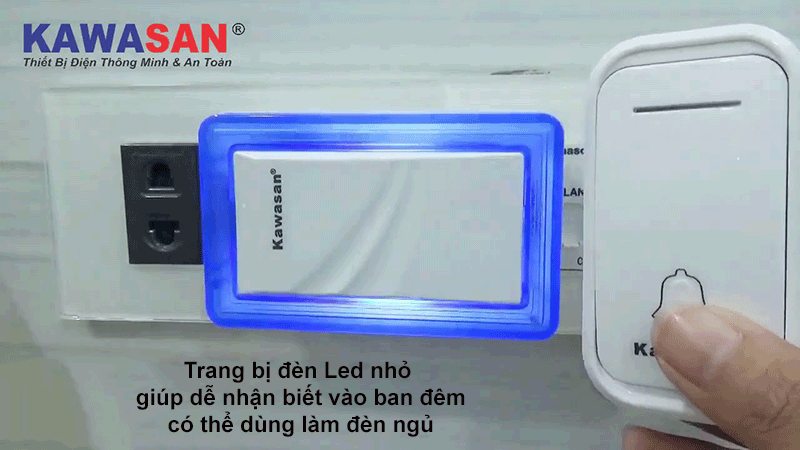 Trang bị đèn Led nhỏ có thể dùng làm đèn ngủ