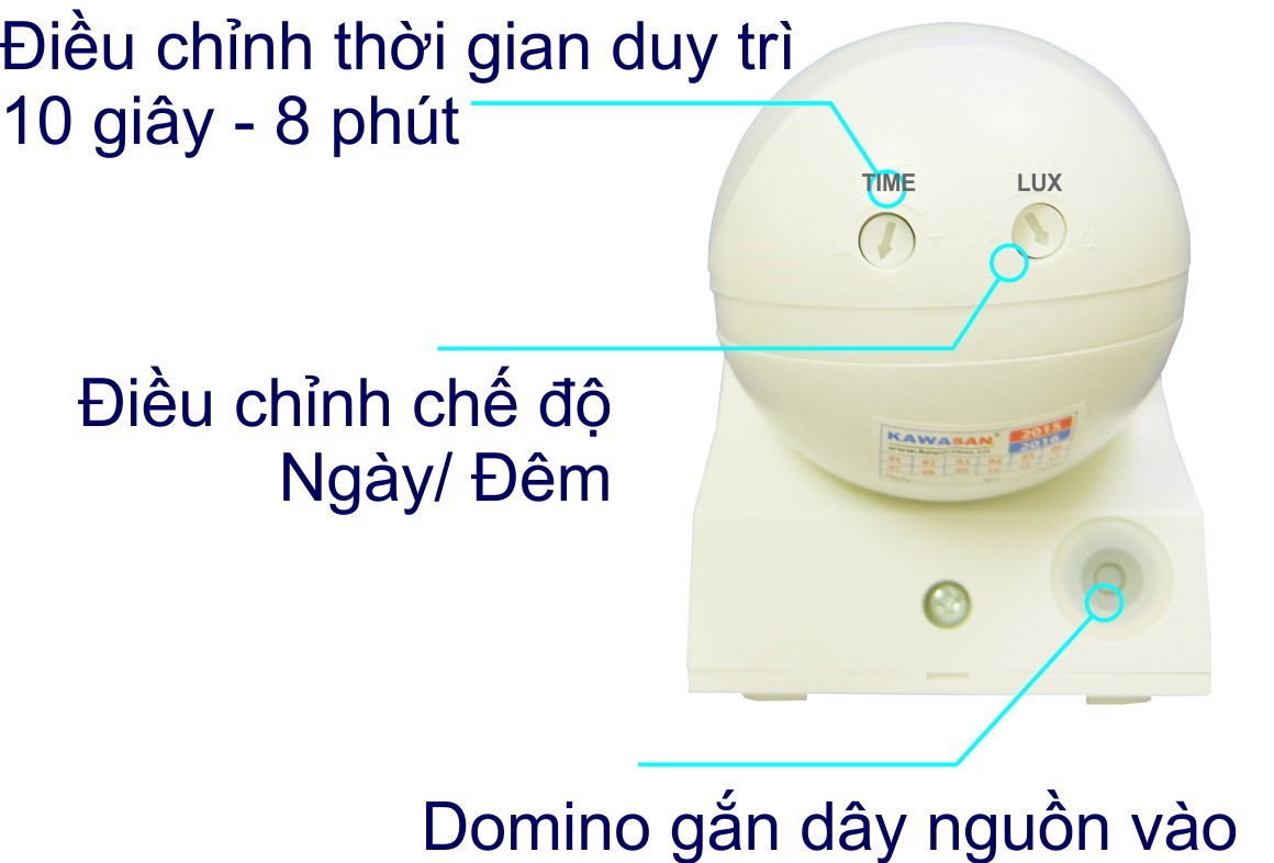 Cấu tạo 2 nút chỉnh dễ dàng điều chỉnh