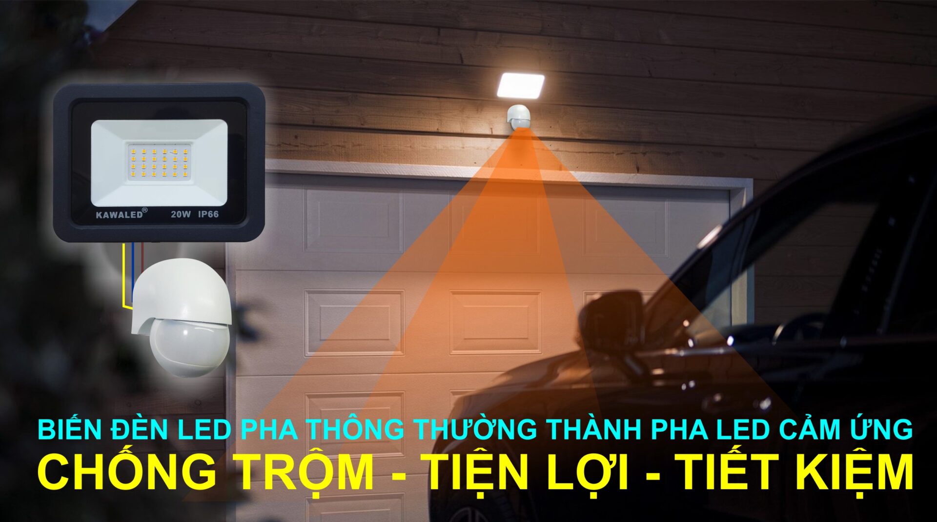 Công tắc cảm ứng hồng ngoại giúp chống trộm tiện lợi hơn