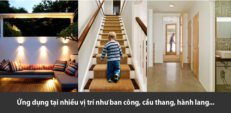 Công tắc cảm biến được sử dụng rộng rãi ở nhiều khu vực