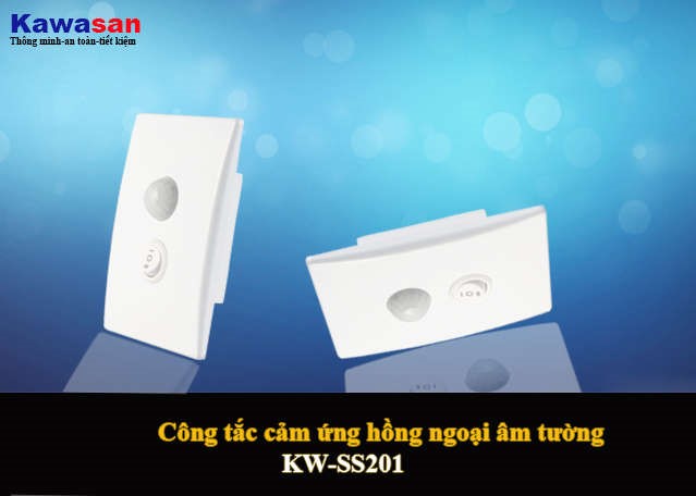 Công tắc cảm ứng hồng ngoại âm tường SS201