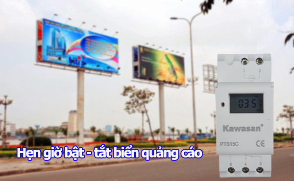 Hẹn giờ bật – tắt các biển quảng cáo ngoài trời