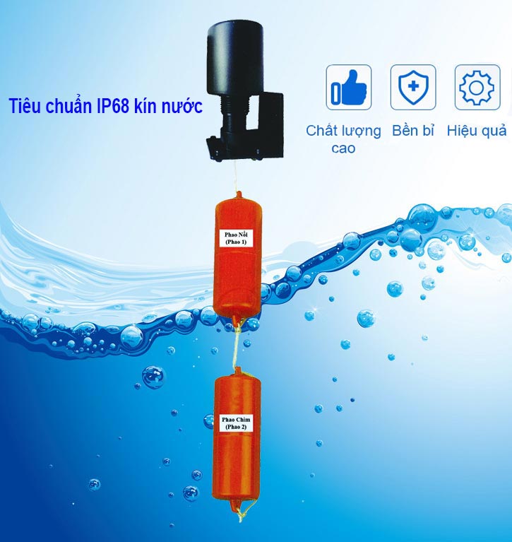 Công tắc phao điện CP01 có chỉ số kín nước IP68