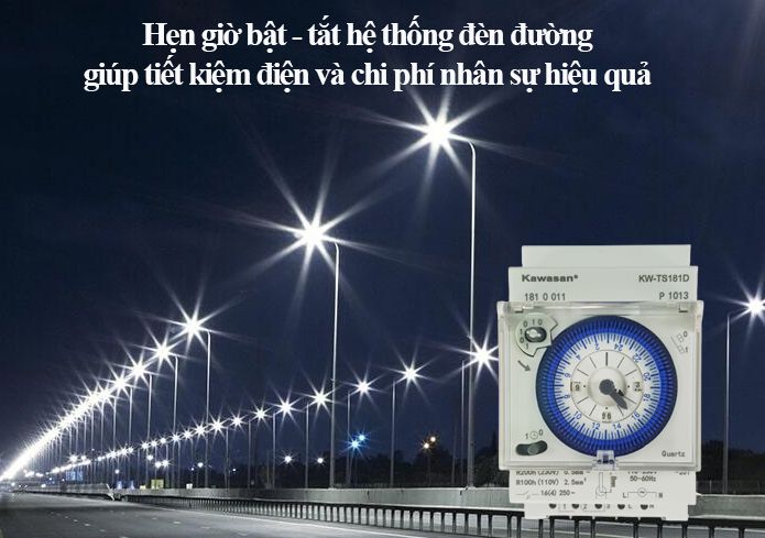 Công tắc hẹn giờ dùng cho hệ thống đèn đường