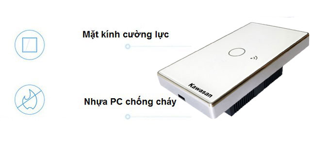 Mặt kính cường lực cao cấp đảm bảo an toàn khi rơi vỡ