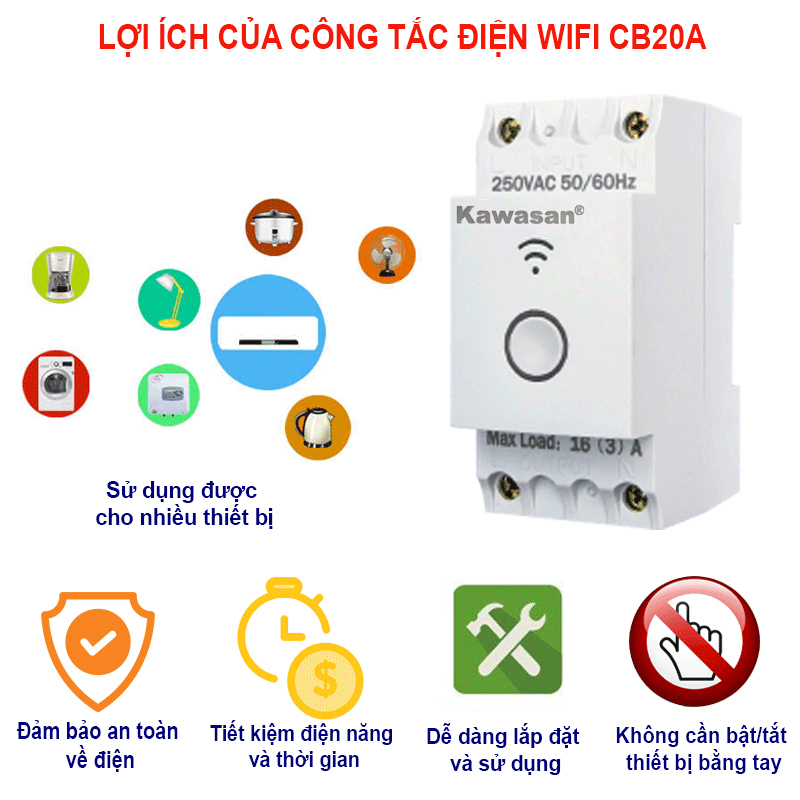 Công tắc điện wifi mang đến nhiều lợi ích cho người dùng