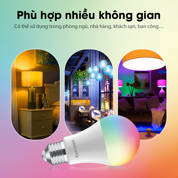 Phù hợp với nhiều không gian chiếu sáng