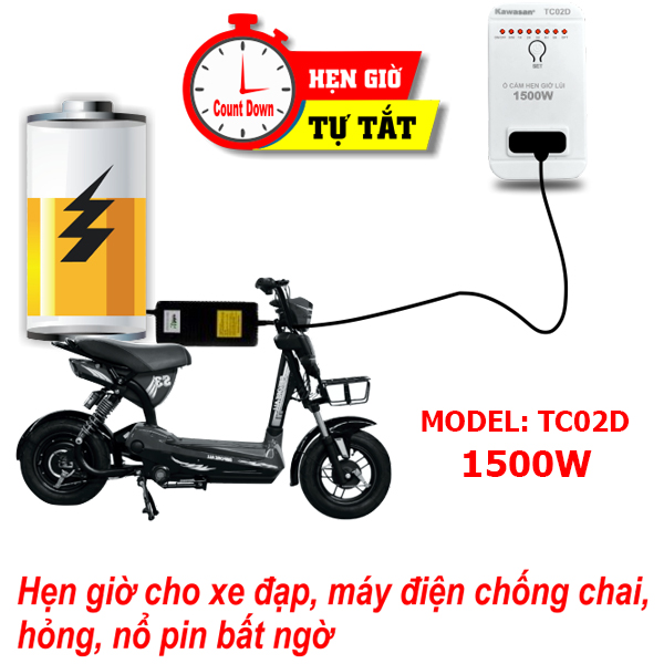 Đảm bảo an toàn khi sạc xe điện chống chai Pin