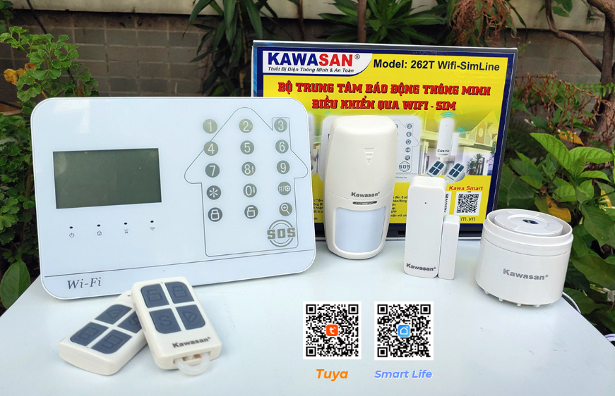 Báo động chống trộm trung tâm 262T WIFI SIM LINE