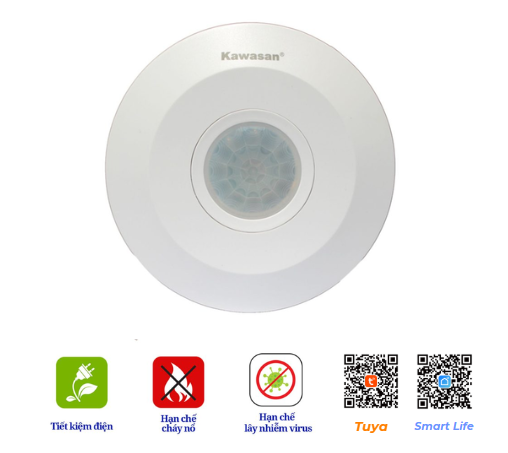 Công tắc wifi cảm ứng hồng ngoại nổi trần SW702 WIFI