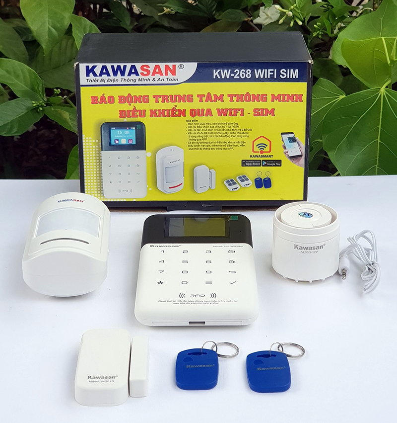 Bộ phụ kiện trung tâm thông minh điều khiển qua WIFI SIM 268