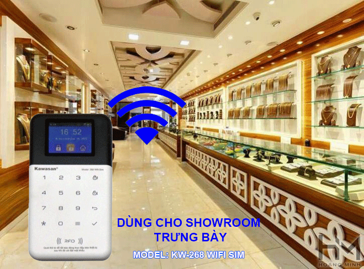 Được ưa chuộng sử dụng các showroom sản phẩm giá trị cao