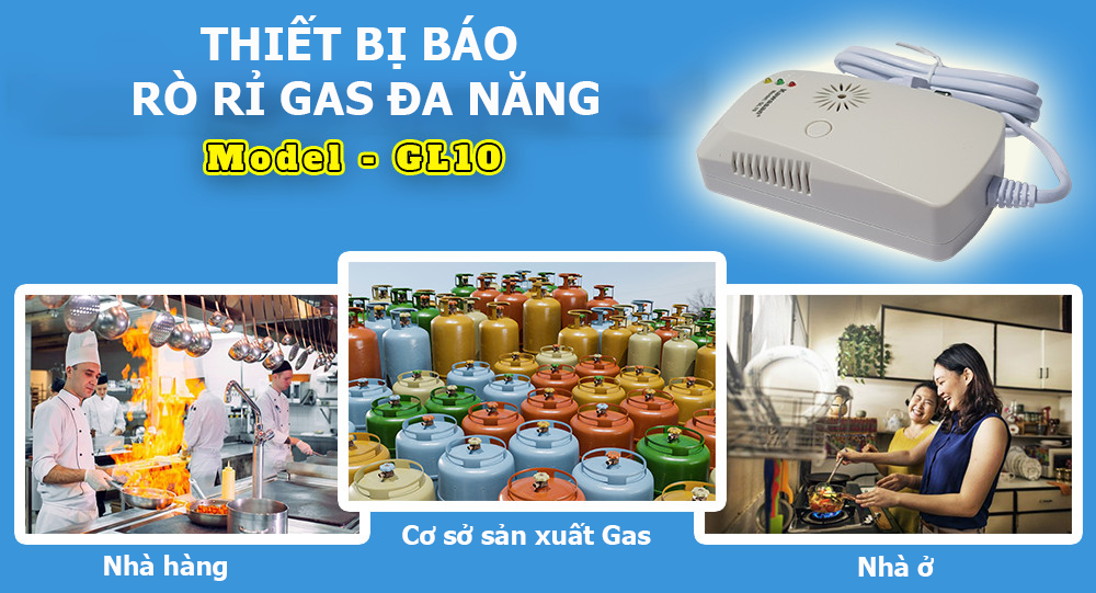 Thiết bị báo rò rỉ gas đa năng GL10