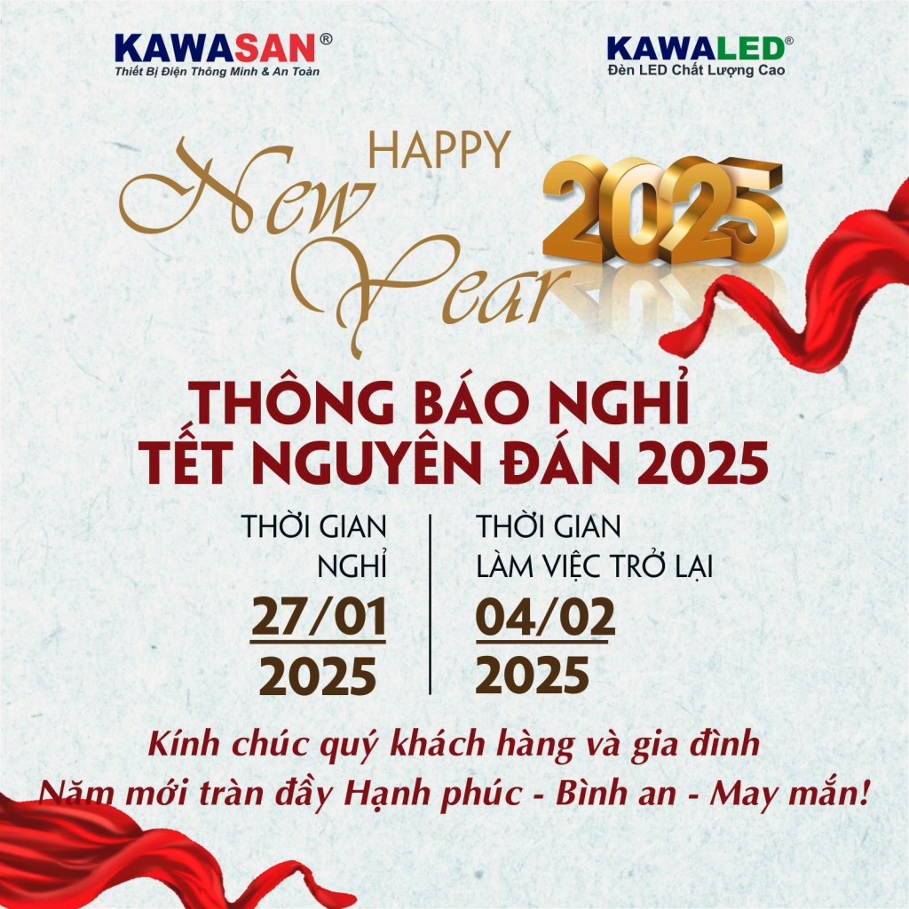 THONG BAO NGHI TET 2025 - KD