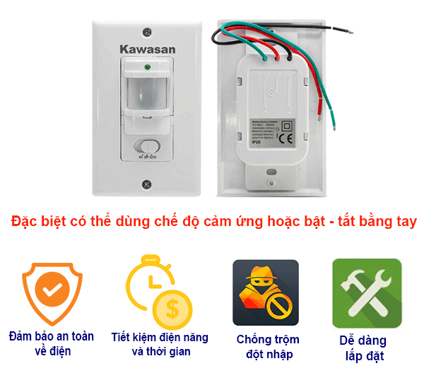 Lợi ích khi dùng công tắc cảm biến hồng ngoại SS20C3