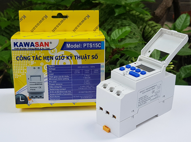 Công Tắc Hẹn Giờ Kỹ Thuật Số PTS15C