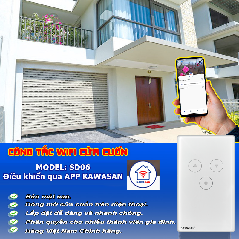 Độ bảo mật cao và dễ dàng điều khiển qua app trên điện thoại