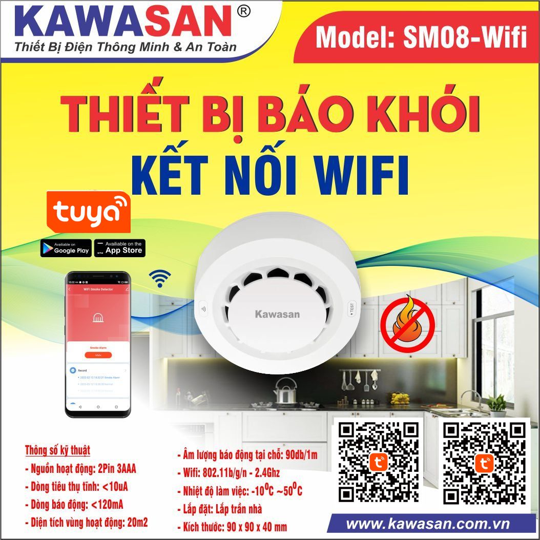 Đầu báo khói SM08 KAWASAN