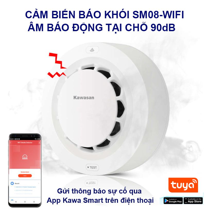 Đầu báo khói SM08 KAWASAN