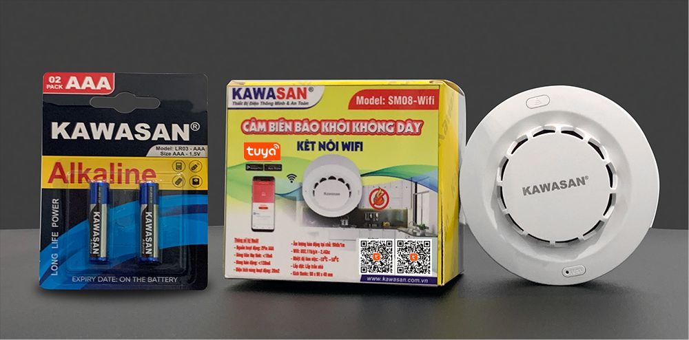 Cảm biến khói báo động, điều khiển từ xa