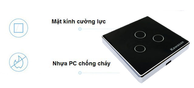 Mặt kính cường lực cao cấp đảm bảo an toàn khi rơi vỡ