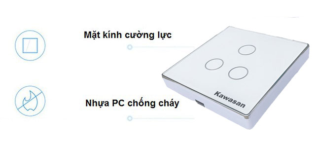 Mặt kính cường lực cao cấp đảm bảo an toàn khi rơi vỡ