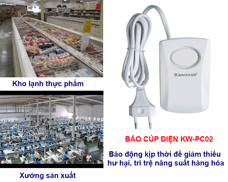 Báo động kịp thời để giảm tình trạng hư hại, trì trệ năng suất hàng hoá