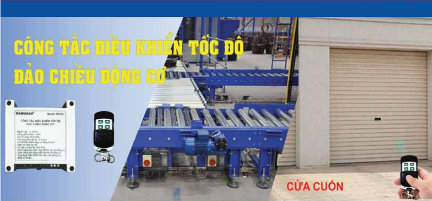 Công tắc cửa cuốn RFC06-RMC1 Kawasan được sử dụng rộng rãi nhiều nơi