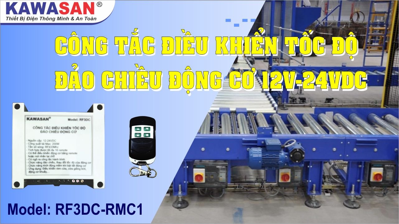 Công tắc điều khiển động cơ DC RF3DC-RMC1