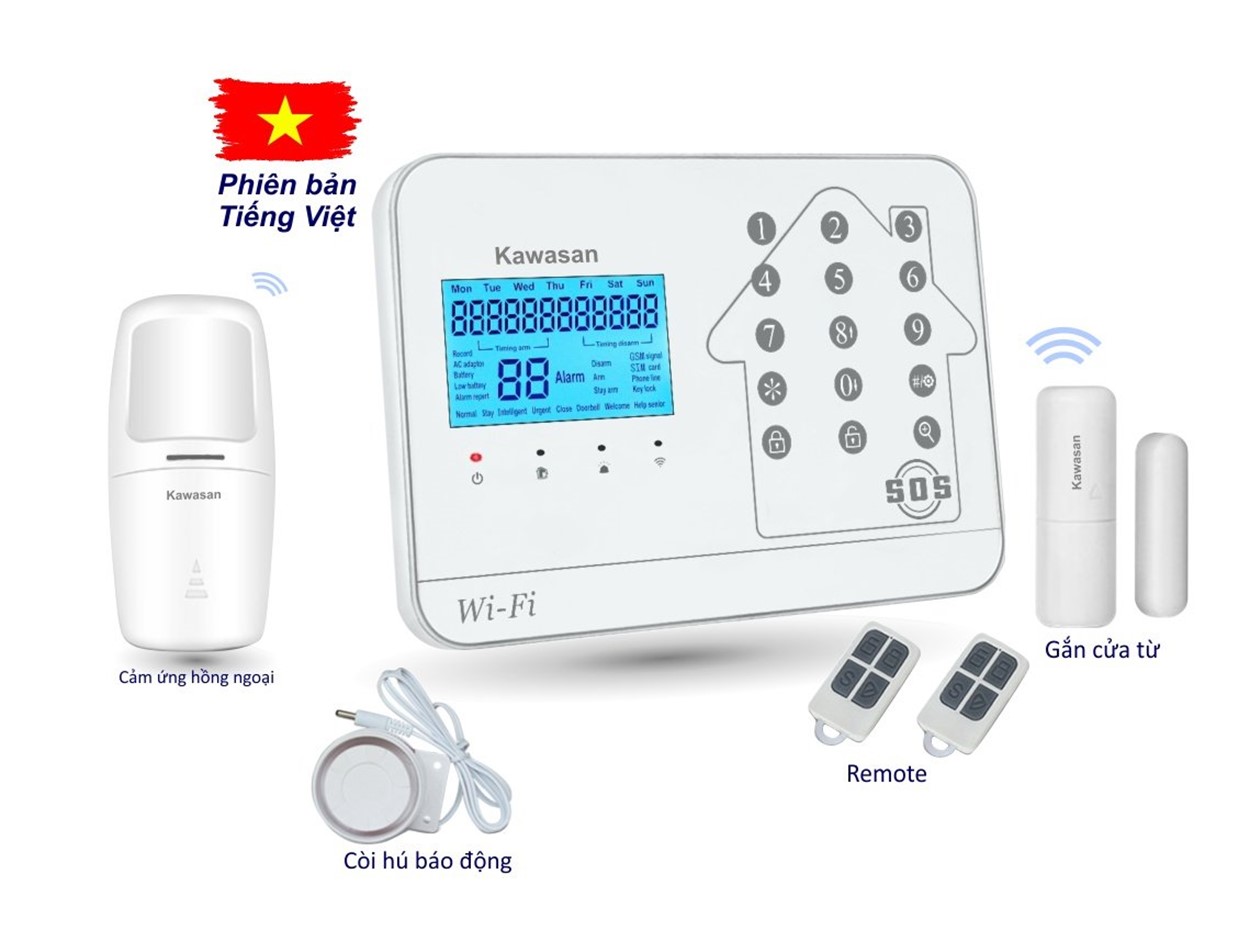 Hệ thống báo động 262T Wifi Sim