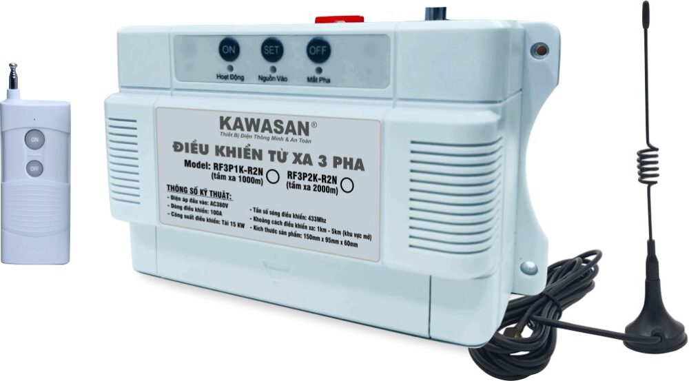 THIẾT BỊ ĐIỀU KHIỂN TỪ XA 3 PHA Model: RF3P1K-R2N/RF3P2K-R2N