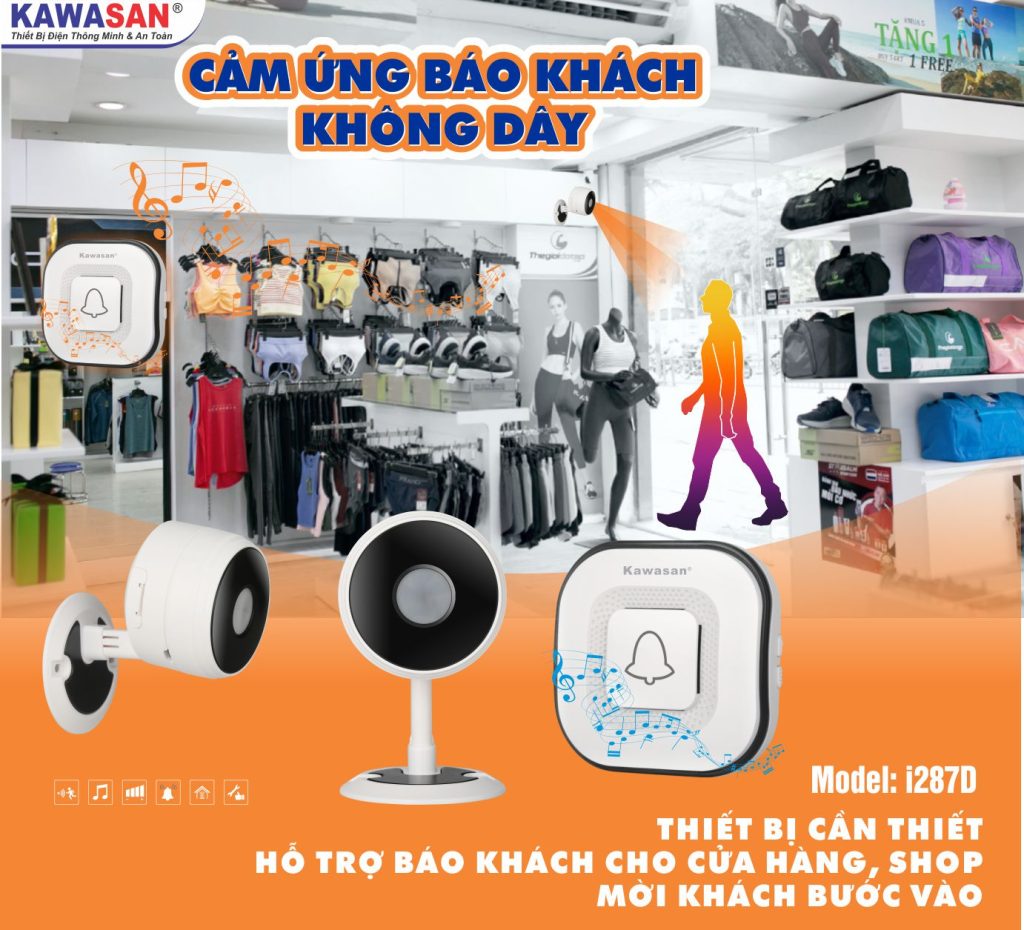 Bộ Chuông Báo Khách I287D