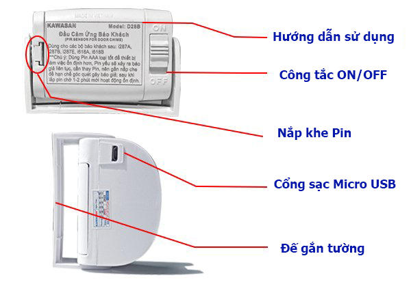 Báo Khách Không Dây I287B