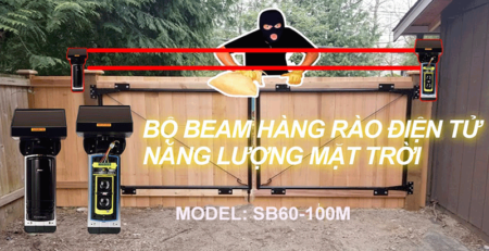 Đầu BEAM Không Dây Năng Lượng Mặt Trời SB100M