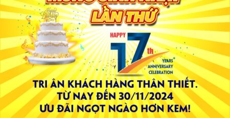 Khuyến Mãi Sinh Nhật Lần Thứ 17