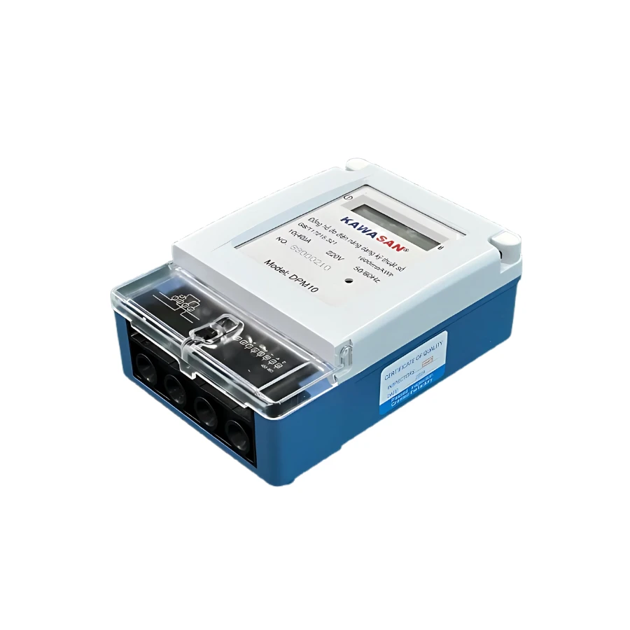 Đồng hồ điện 1 pha DPM10 Kawasan, thiết kế bền bỉ, vỏ chống bụi