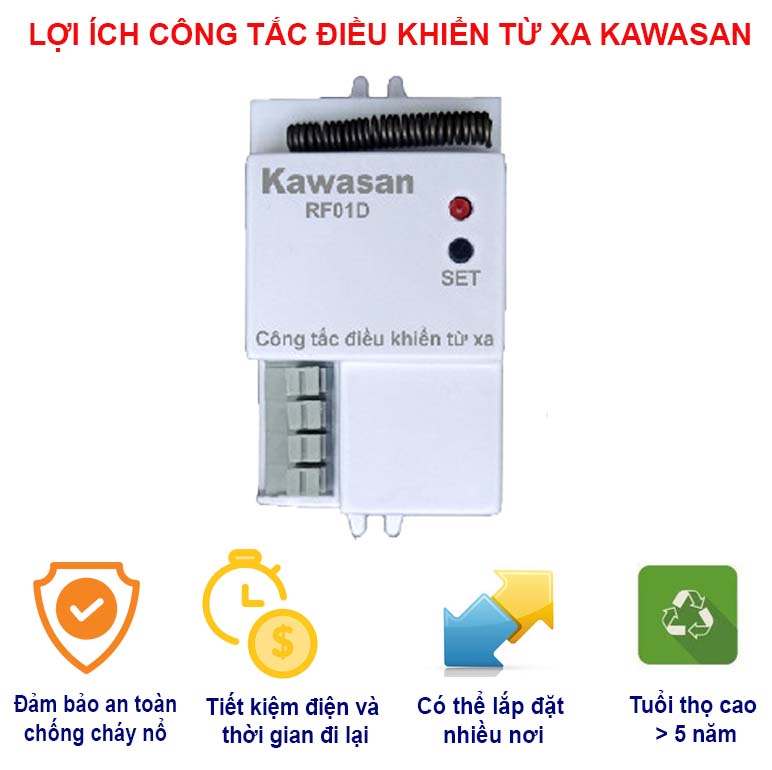 Công tắc điều khiển từ xa RF01D