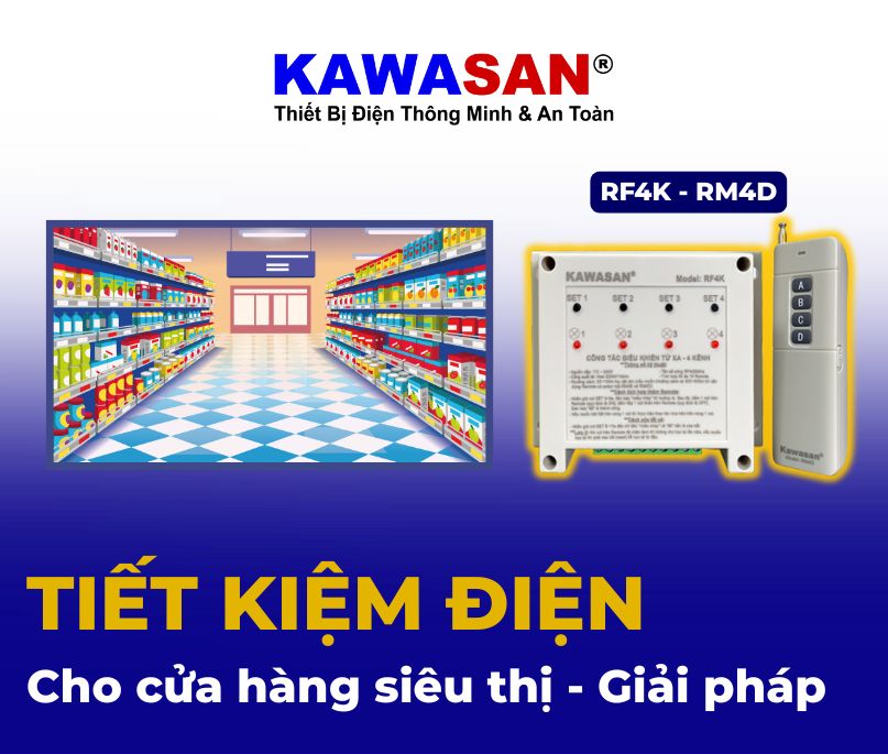 GIẢI PHÁP TIẾT KIỆM ĐIỆN CHO CỬA HÀNG, SIÊU THỊ