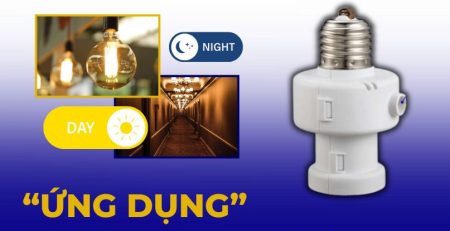 “ỨNG DỤNG” Đui đèn cảm ứng anh sáng LSE27 – Time