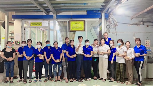 Nhân sự tại xưởng sản xuất Kawasan