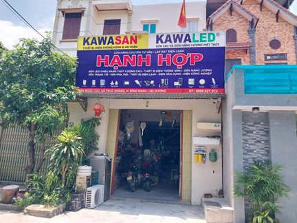 Tài trợ bảng hiệu quảng cáo cho đại lý Kawasan trên toàn quốc