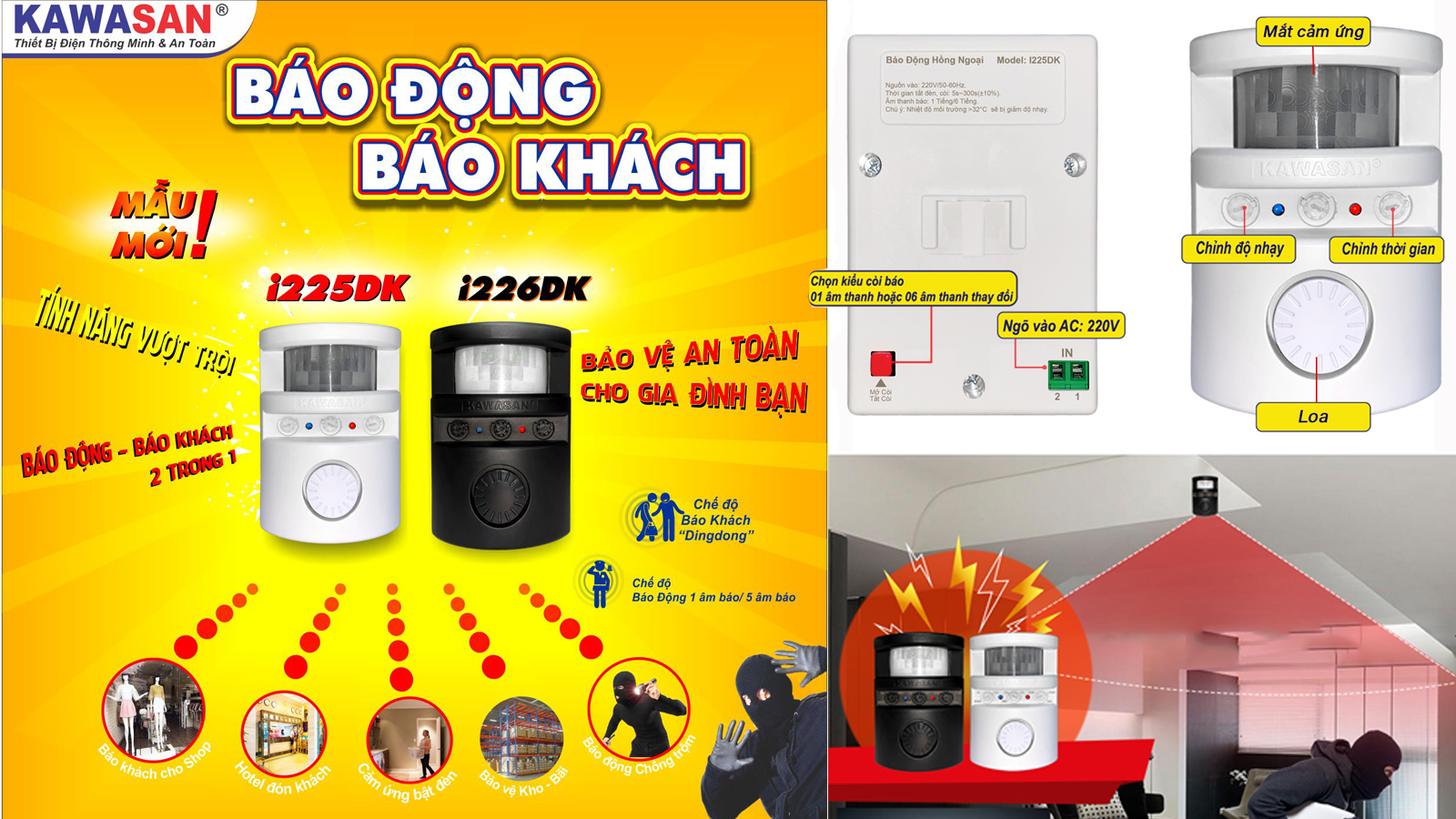 Hệ thống báo động độc lập tại chỗ