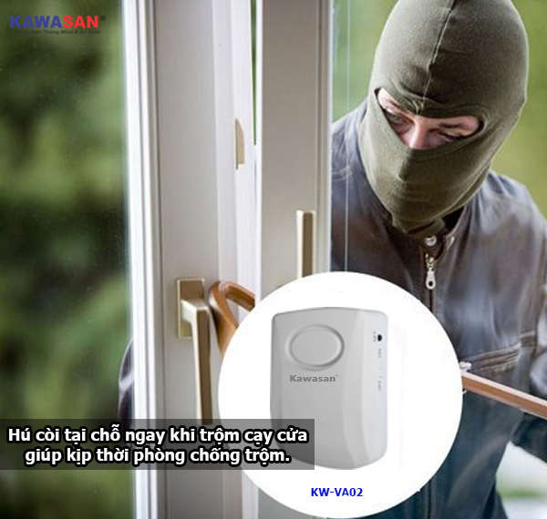 Báo rung gắn cửa ngăn trộm đột nhập