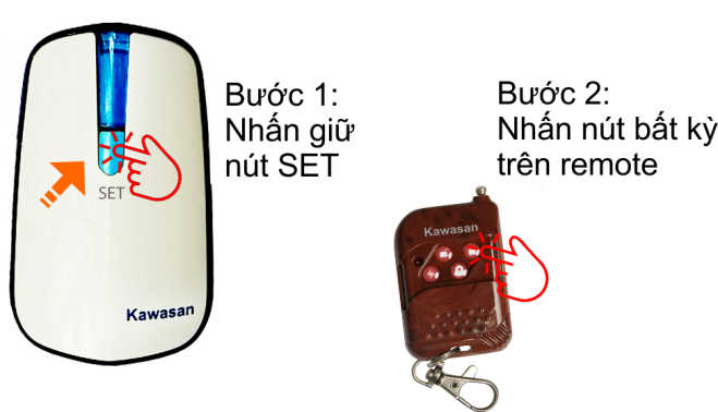 Cách tích hợp remote với chuông không dây
