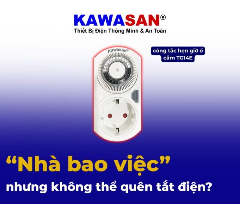 công tắc hẹn giờ ổ cắm TG14E