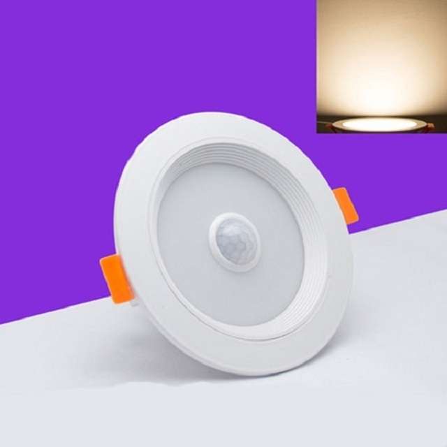 Đèn led âm trần cảm ứng hồng ngoại DSB7W - T/V